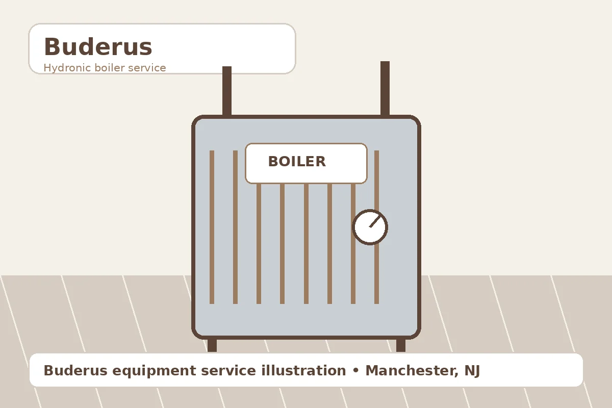 Buderus boiler equipment service in Manchester NJ