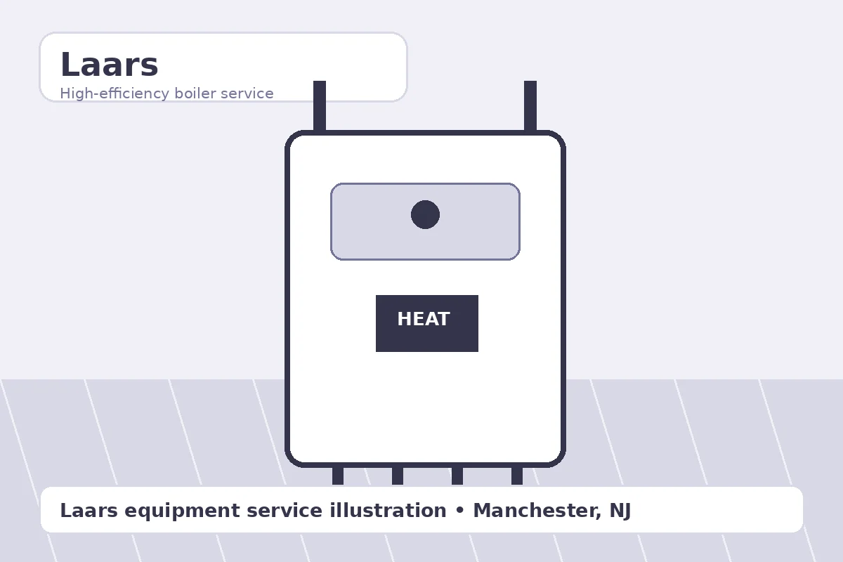 Laars boiler equipment service in Manchester NJ